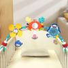 Crab&Shark Crib Hanging Bell Easy Fold Infant Grab Exercise Baby Interactive Toys  Bouncer