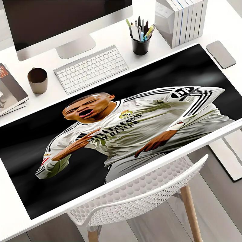 Kylian Mbappé Mouse Pad - Non-Slip Rubber Base, Smooth Surface for Work,Gaming,Office,And Home Use, Desk Mouse Pad