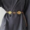Bohemian Ethnic Style Metal Waist Chain Adjustable Length Belt Stylish Body Jewelry for Festivals and Beach Parties