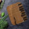 Canvas Knife Roll Bag Portable Lightweight Chef Knife Storage Carrier 1Pcs Suitable for Home Kitchen Camping Trip