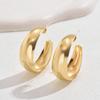 Xiaoqing Fresh Wind Women's Earrings Simple U-shaped Design Earrings Versatile Temperament Earrings