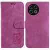For TECNO Spark 30 Pro 4G Wallet Case Tiger Imprint Leather Shockproof Phone Cover with Wrist Strap