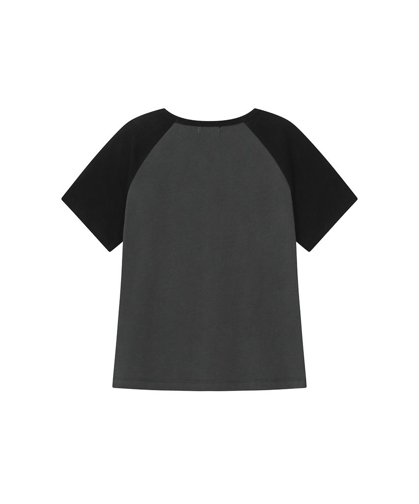 MISEKI SEOUL Miseki 37 Raglan Short Sleeve Charcoal