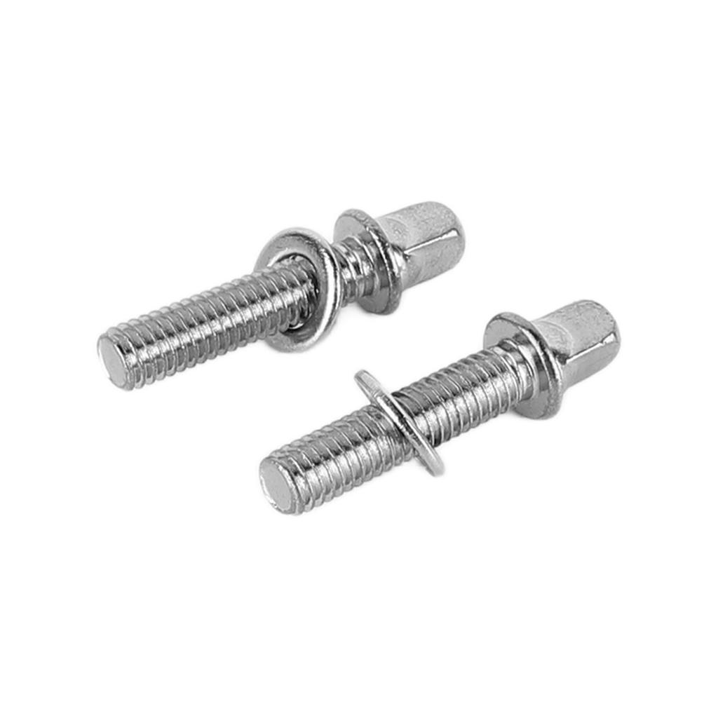 2PCS Iron Drum Tight Screw Stainless Steel Tension Rods Percussion Replacement Accessory WC902