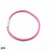 3MM Single Layer Braided Leather Couple Bracelet Gift