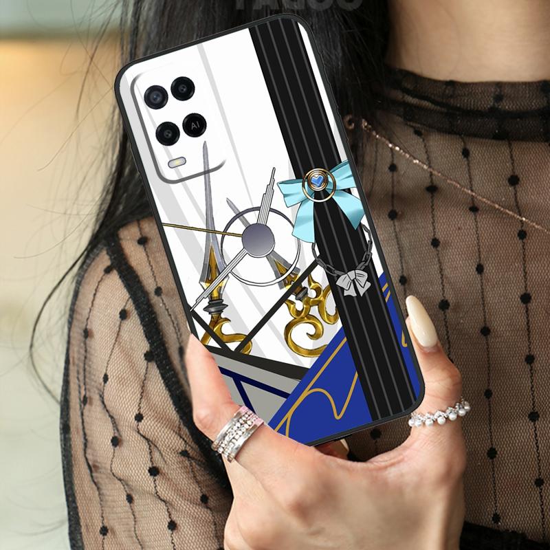 Hololive Costume Case For Oppo A78 A98 A18 A38 A58 A60 A80 A40 A96 A76 A16 A94 A74 A54 A15 A17 A57 A77 A5 Pro