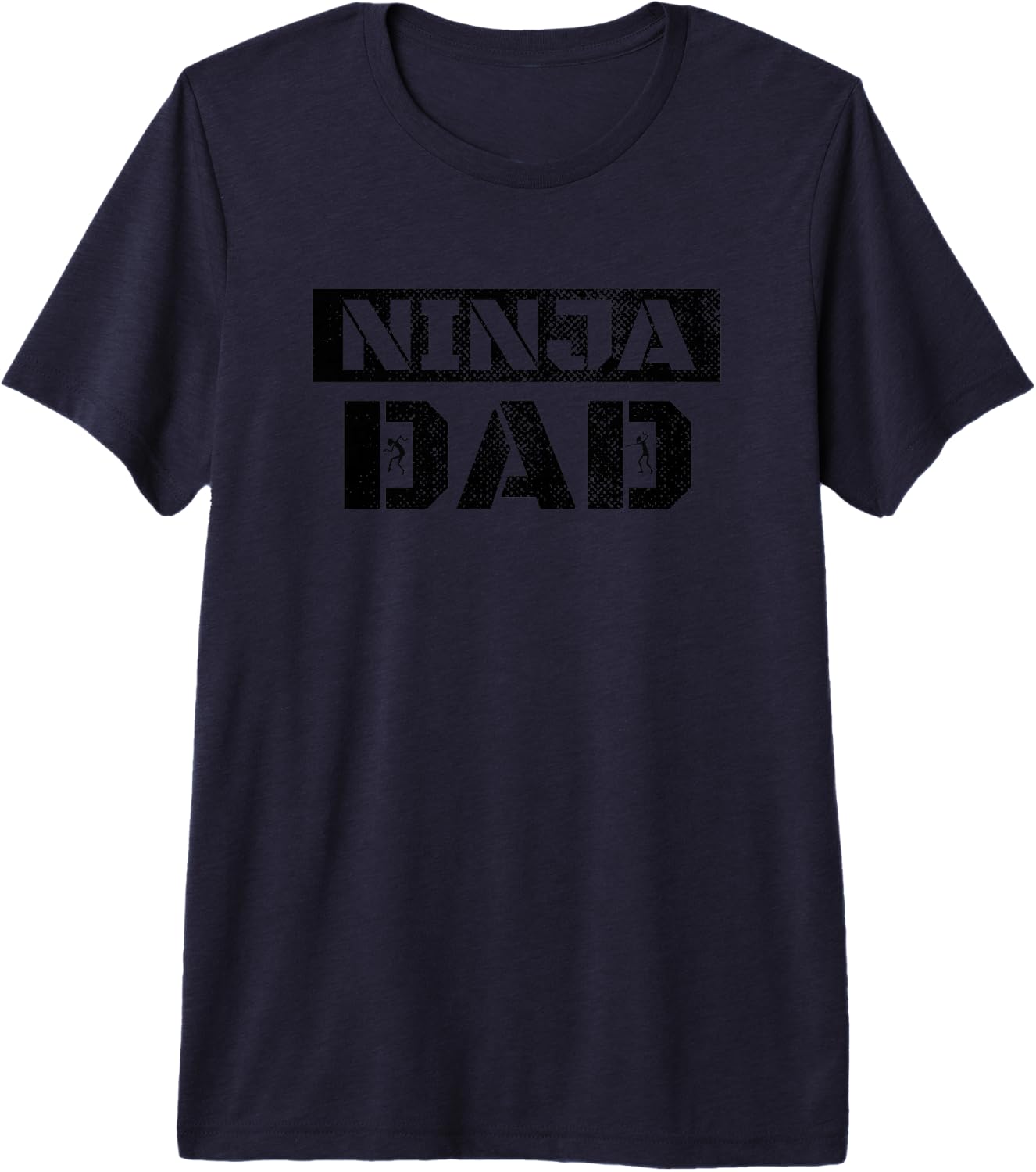 Ninja Dad Funny Martial Arts Ninja Father Gift Premium Tri-Blend Unisex T-Shirt M