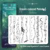 Firefly PET Journal Laser Stickers - Salt Style Guka Border & Collage Decoration