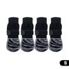 4Pcs/Set Anti-slip Protect Paws Dog Socks Black Tie Anti-shedding Breathable Non-slip Socks for Medium Large Elderly Puppy Socks