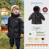 JELLYBABY Kids Three-Proof Thermal Long Down Jacket