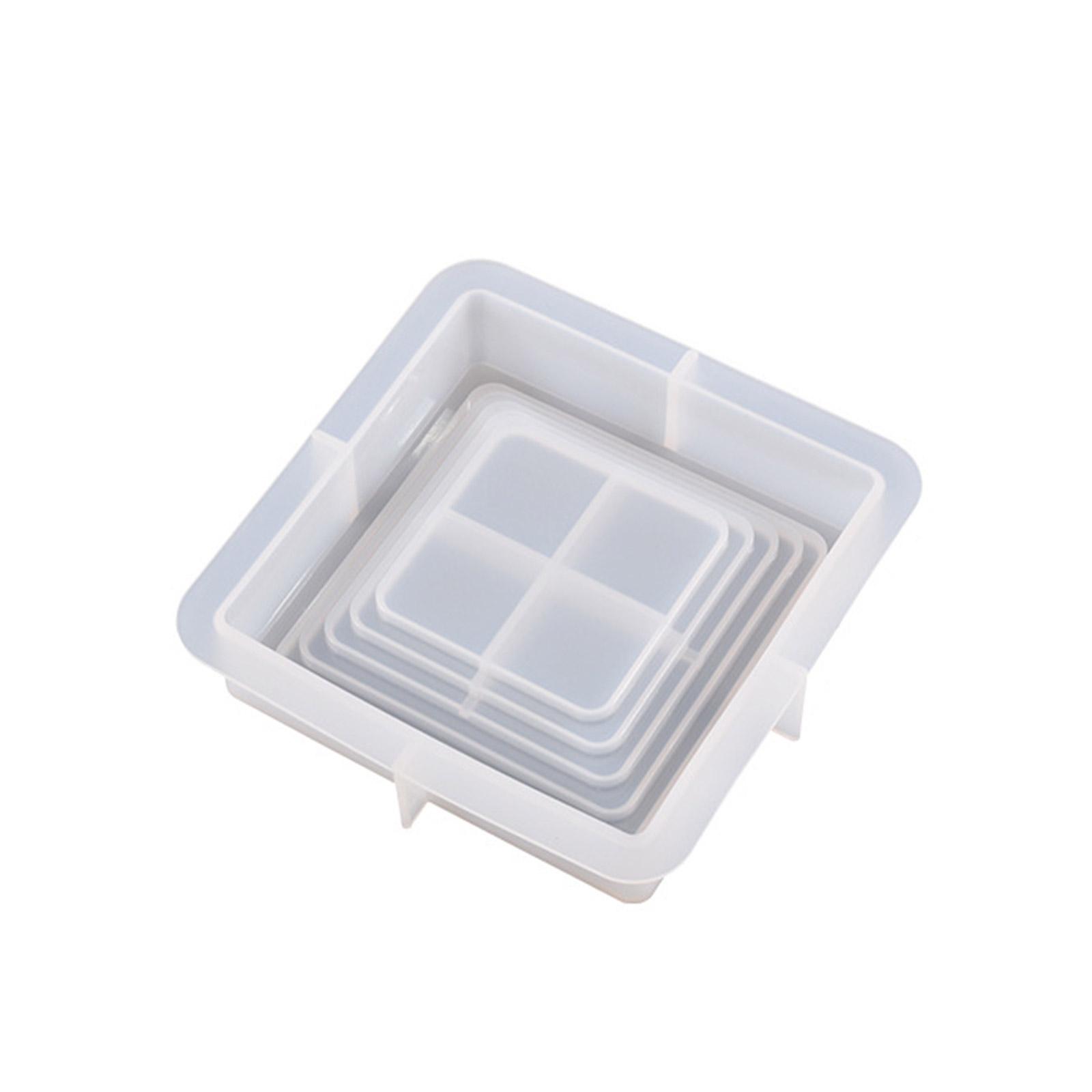 Resin Jewelry Box Mold Coasters Resin Mold Silicone Tray Mold Arch Plaster Mold
