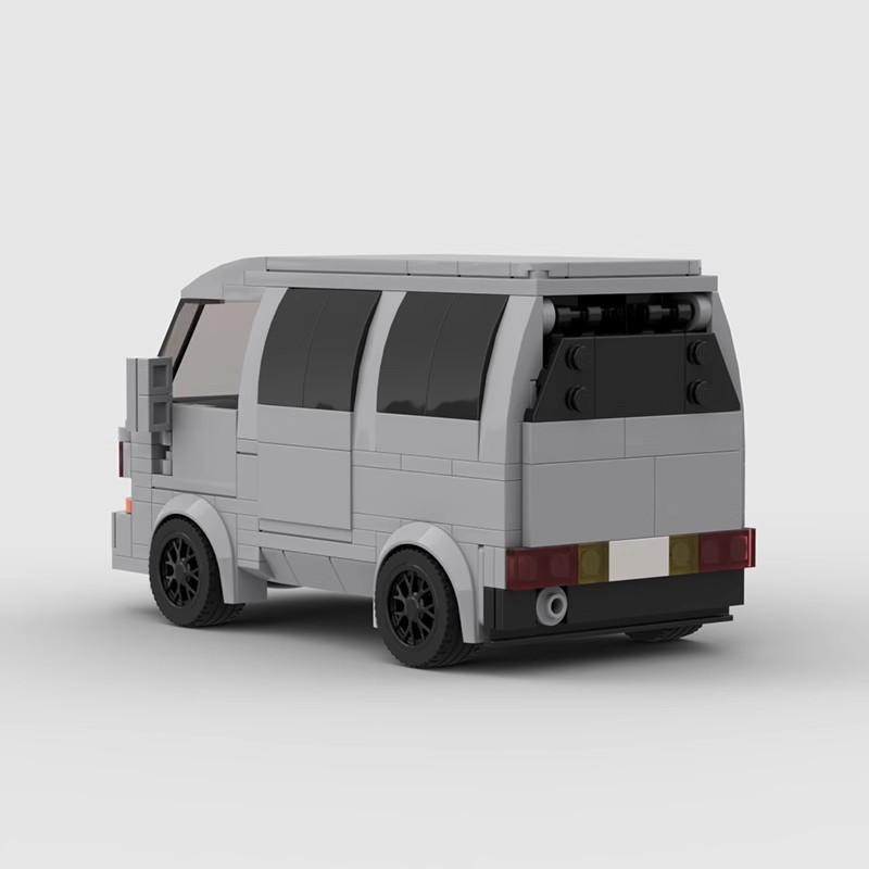 M-115241 Building Block Compatible Honda Van 8 Grid Car Acty Street Assembly Speed