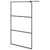 Vidaxl Shower Wall, Transparent Esg Glass, 115 X 195 Cm