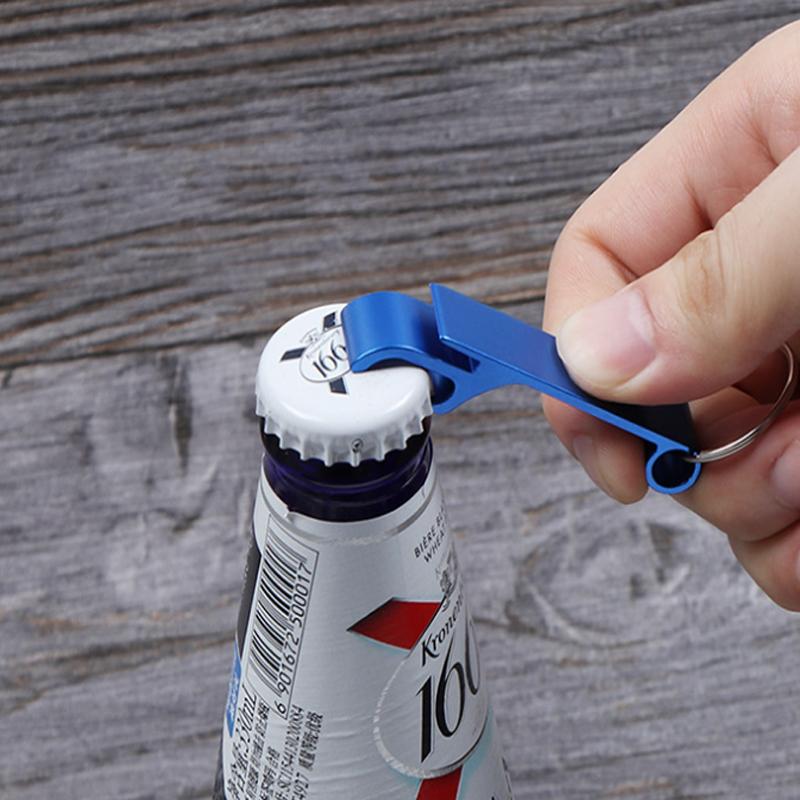 Practical Multifunctional Aluminum Alloy Bottle Opener, Keychain Wine Opener, Wedding Banquet Outdoor Camping, Bar Gift