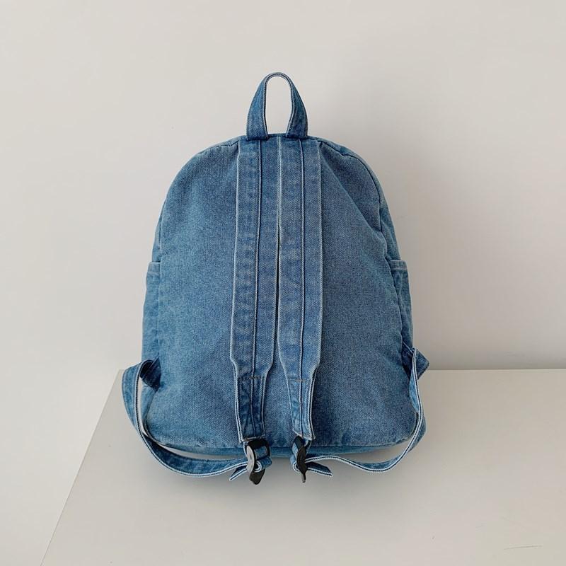 Denim Vintage Travel Backpack Large Capacity Backpack
