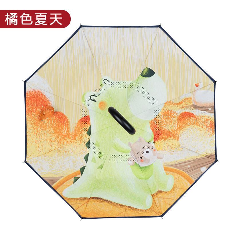 

Креативный детский зонт безопасности зонт-наоборот двухслойный hands-free