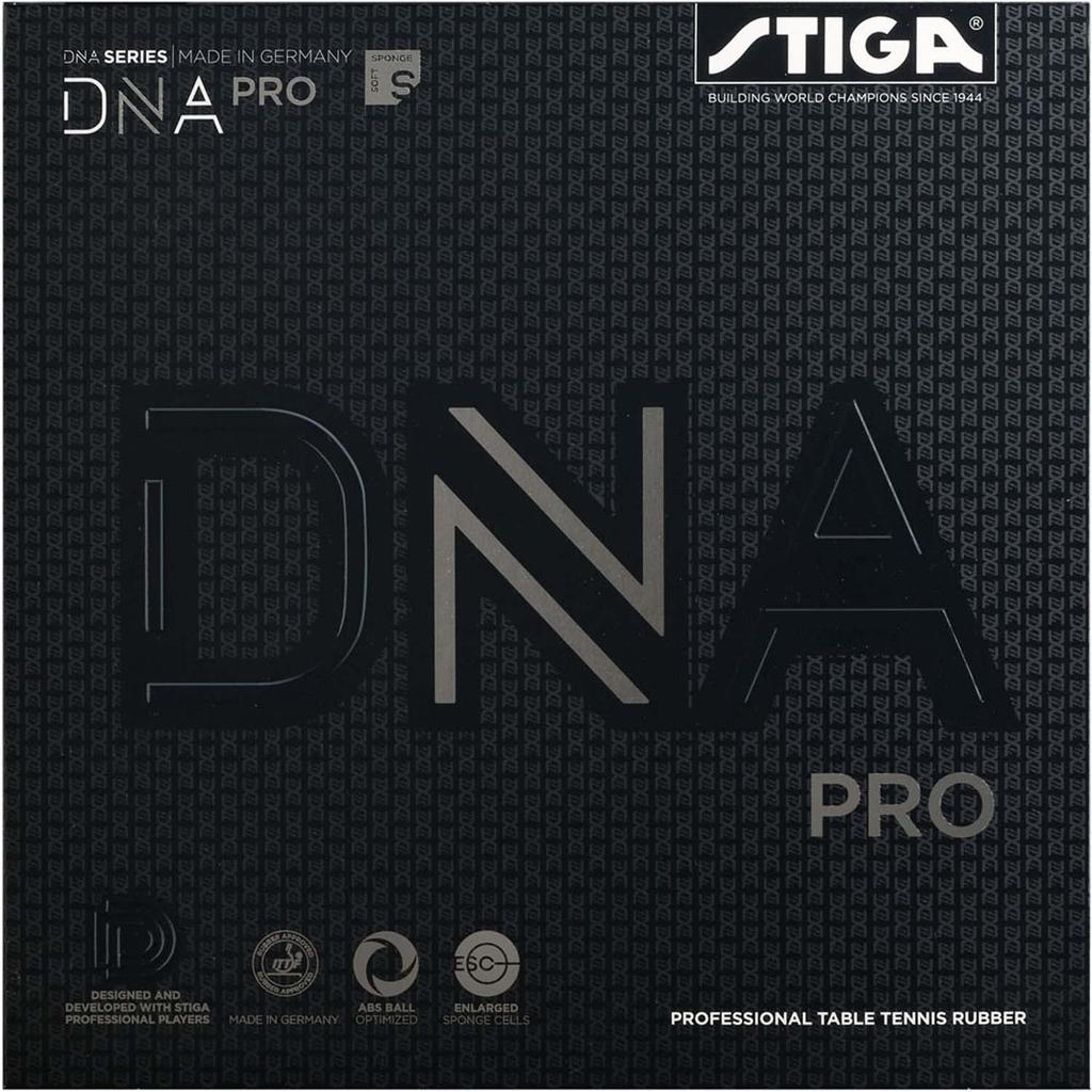 STIGA DNA Pro S Table Tennis Tension Soft 1712010519 Rubber, Type, Back, Red, Thick,