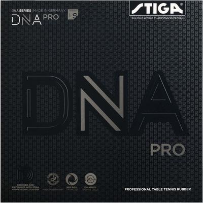 STIGA DNA Pro S Tênis de Mesa Tensão Macia 1712010519 Borracha, Tipo, Verso, Vermelho, Espesso,