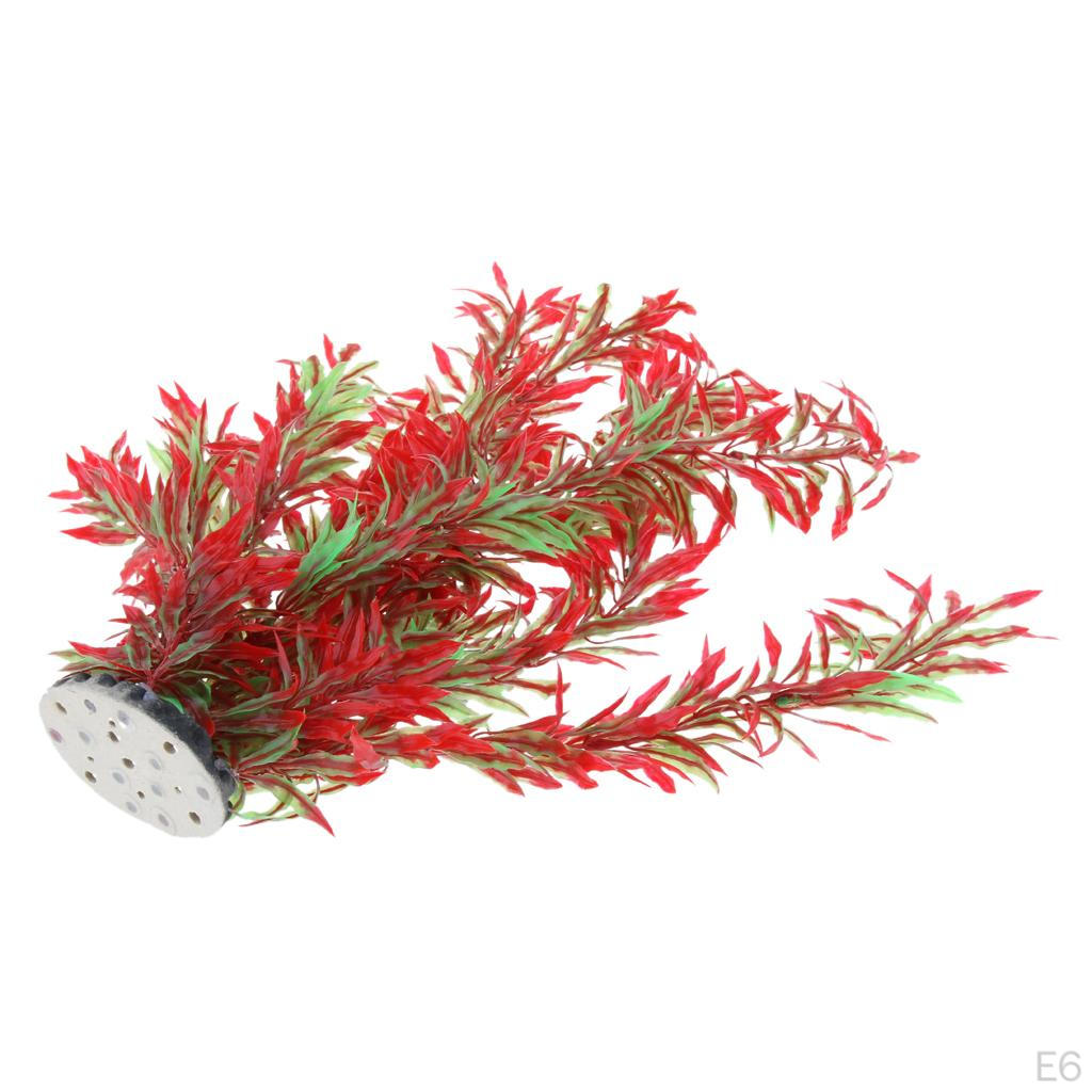 Artificial Grass Aquarium Fish Tank Landscape Decoration