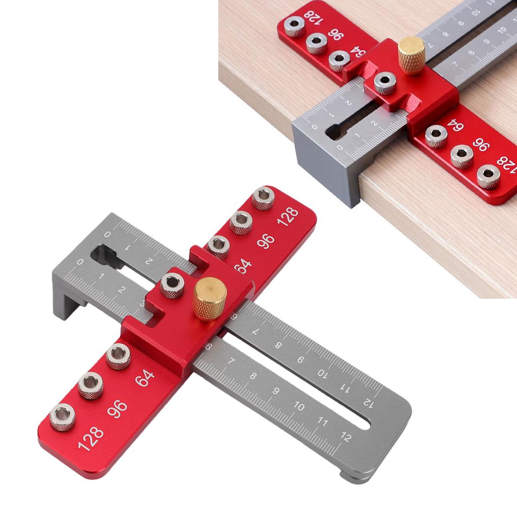 Cabinet Hardware Jig   Cabinet Handle Template Tool for Drawer Handles Knobs Doors 64mm 96mm 128mm Hole Spacing