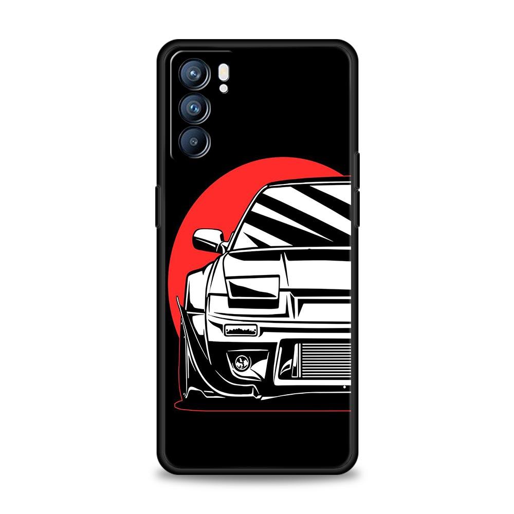 

Чехол для спортивного автомобиля JDM Tokyo Drift для Oppo Find X6 X5 A54 A53 A52 A9 A15 A95 A17 A16 A76 A74 A57 Reno7 Reno6 Pro Plus 5G Oppo Find X6