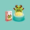 Small Children Puzzle Particle Building Block Flower Flexing Potted Model Toy