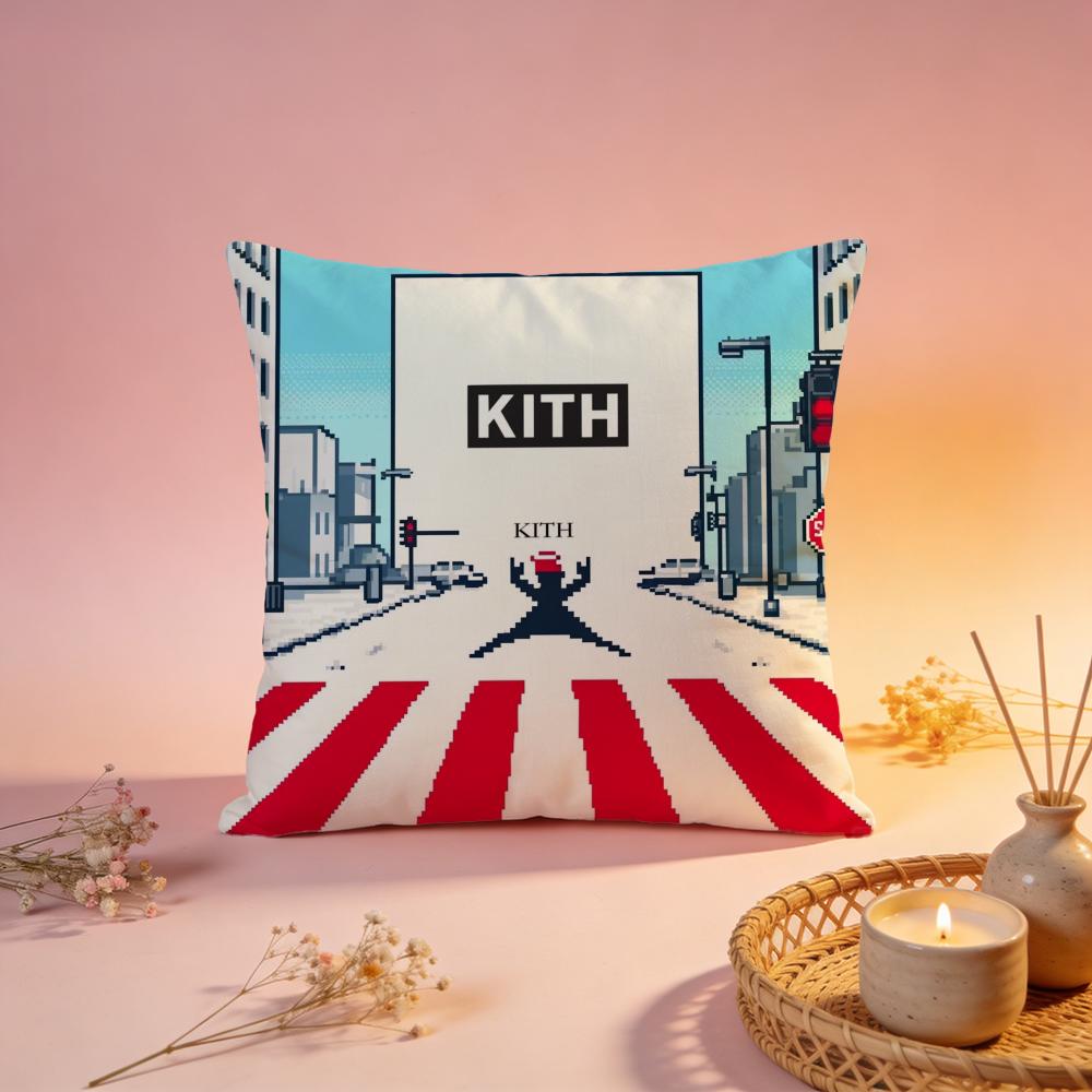 Hot KKITHed Cushion Cover Comfortable Durable Pillow Cover MultiScene for Home Office Car Sofa