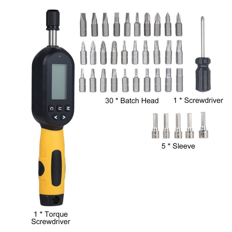 Bit Tester Digital Screwdriver Set Torque Display Meter 10.74-106.21 In-Lbs/1.2-12N. M With Buzzer/LED Light