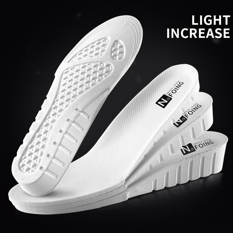 Invisiable Height Increase Insoles for Feet Breathable Elevator Height Increase Templates Insoles for Women Men Shoes Pads