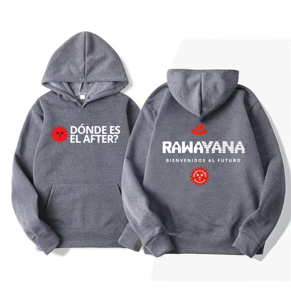 Rawayana Album Tour Vintage Hoodie Herren Damen Mode Übergroß Locker Kapuzenpullover