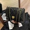 Rhombus Chain Bag Women's Large-capacity New Autumn and Winter Leisure Niche Messenger Bag Work Commuter Bag