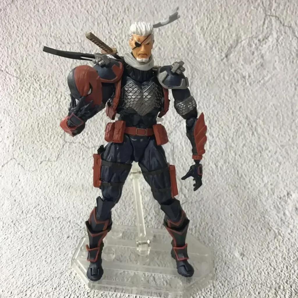 New Arrival Deathstroke 17cm Collectible Action Figure Yamaguchi Style Movable Joints Toy Desktop Decoration Gift