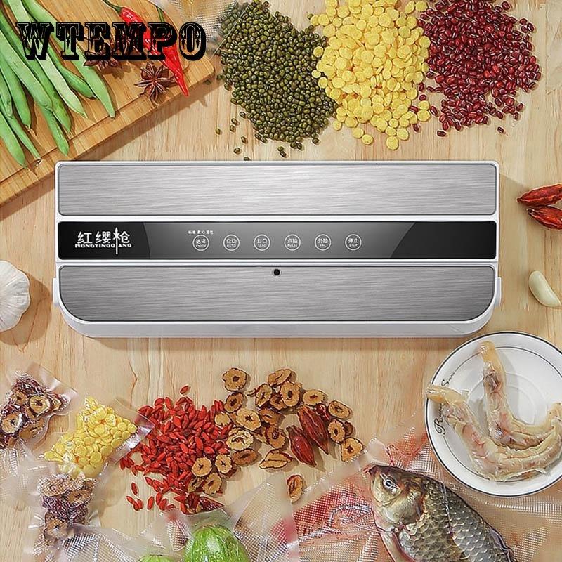 Vakum Kapama Makinesi Kuru ve Islak Çift Kullanımlı Küçük Ev Vakum Sıkıştırma Koruma Makinesi Ticari Gıda Paketleme Uygun Makine