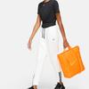 Nike Fabric Tote Bag Shopping Bag Shoulder Bag Handbag Regular Unisex Bright Orange Casual DR7217-836