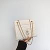 Summer Beautiful One-shoulder Crossbody Bag Personality Beautiful Chain Bag Women's Large Capacity New Fashionable Small Square Bag