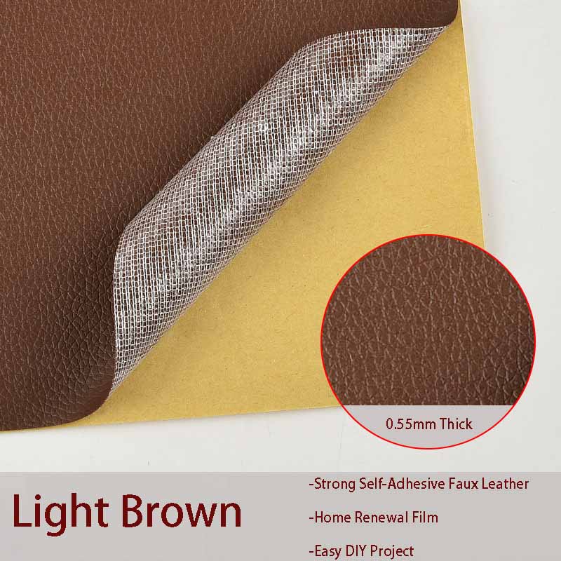 Instant Furniture Repair Film - Strong Self-Adhesive Faux Leather for DIY Sofa Restoration Furniture Resurfacing Resistant Renewal