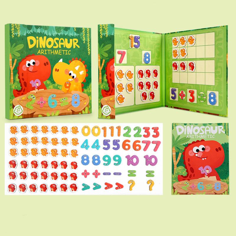 

Montessori Kids Math Magnetic Stickers Arithmetic Digital Decomposition Preschool Early Learning Educational Sensory Toy Gift