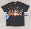Christmas Chickens T- Shirt Xmas Holiday Chicken Lover Graphic Unisex  Shirt