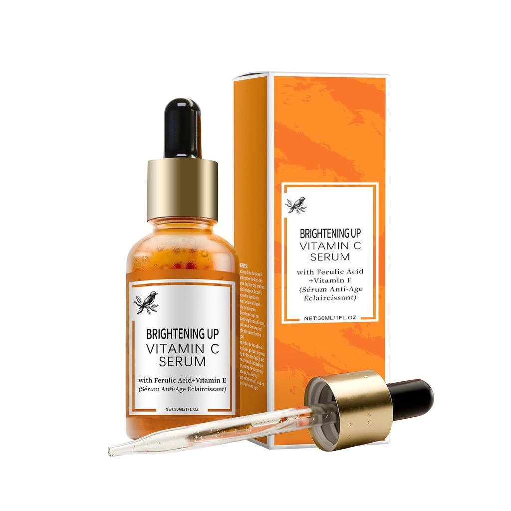 VitaminC Facial Serum Brightening Skin Color Hydrating Moisturizing Tender Moisturizing Facial Skin Serum 30ml