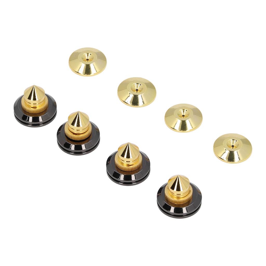 4 Set HiFi Speaker Isolation Feet Professional Metal Vibration Damping Speaker Shock Absorber Pads f