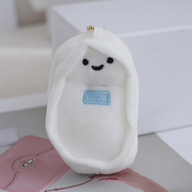 Adorable Creative Cartoon Plush Doll Toilet Refrigerator Magnet Keychain Decoration