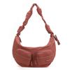 Premium new trend niche design women's bag solid color casual creative shoulder bag