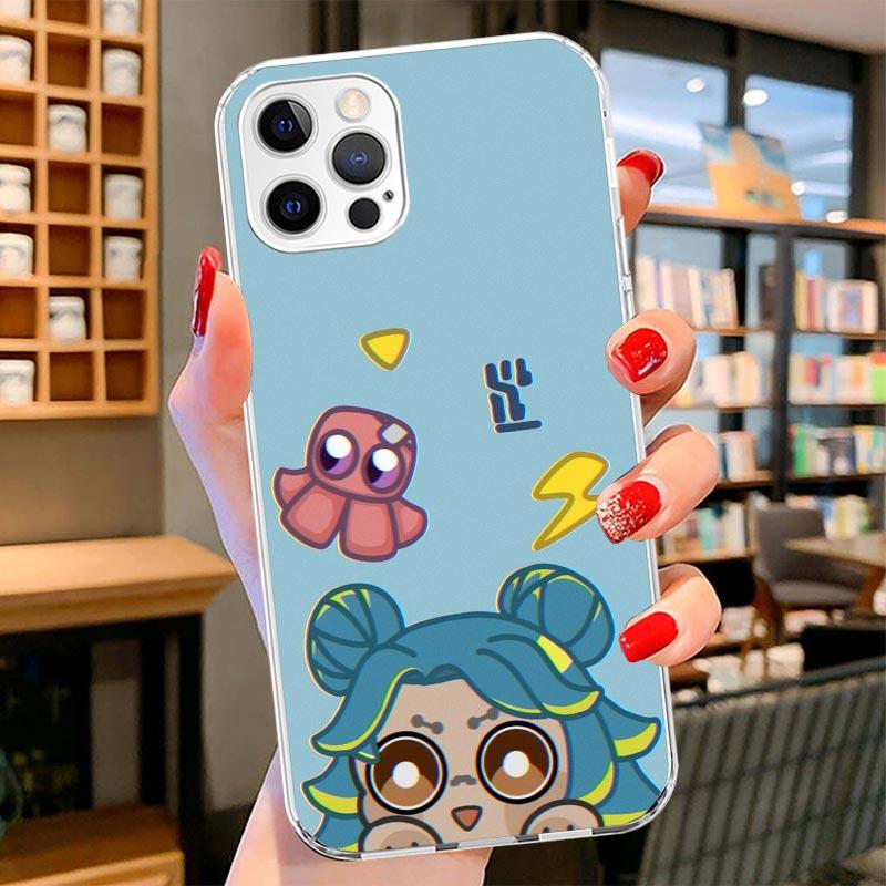 Game Valorant Cute Cover Phone Case For iPhone 16 17 Air 15 14 Pro Max 16E Phone Case 13 Mini 12 11 7 SE 8 Print Pattern Fit Cas