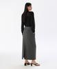 Musinsa Standard Woman Women'S Straight Maxi Skirt [Medium Grey]