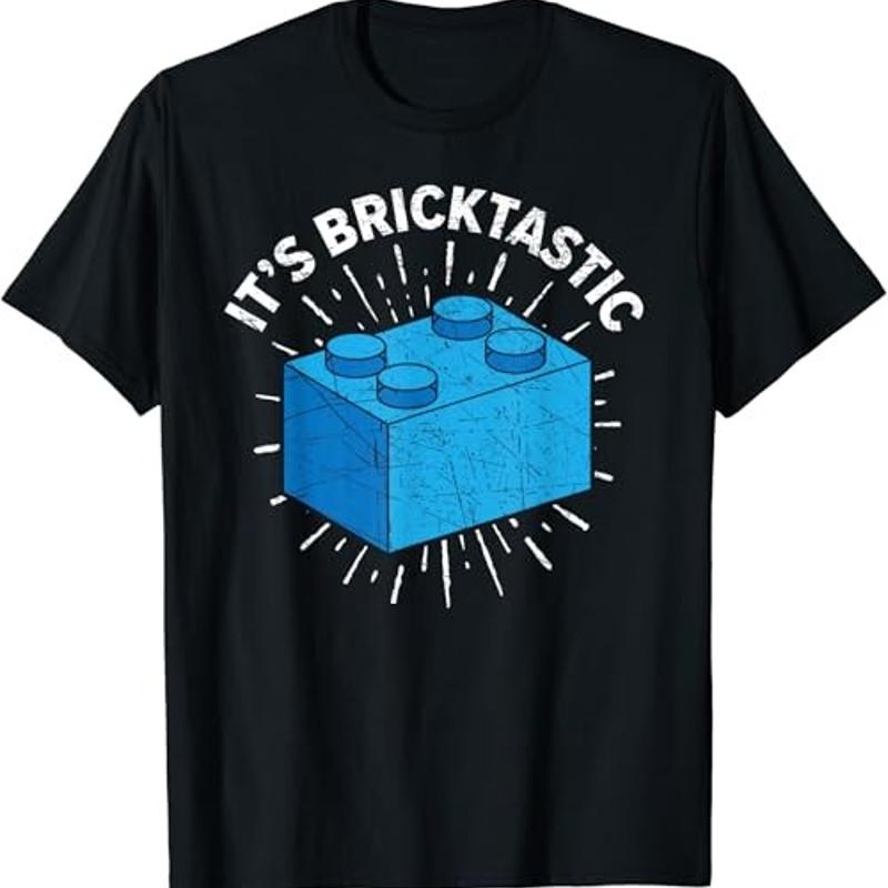 C est Bricktastic Master Builder briques blocs de construction t-shirt S