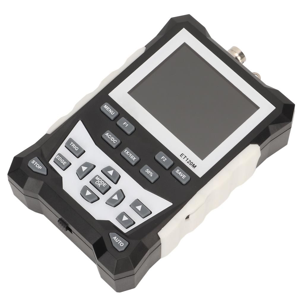 Handheld Oscilloscope 120MHz Waveform Bandwidth High Accuracy 2.4in TFT Digital Color Analog Oscilloscope Kit