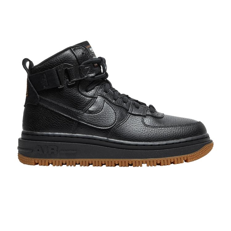 Nike Wmns Air Force 1 High Utility 2.0 Черный с Коричневой Подошвой 35.5