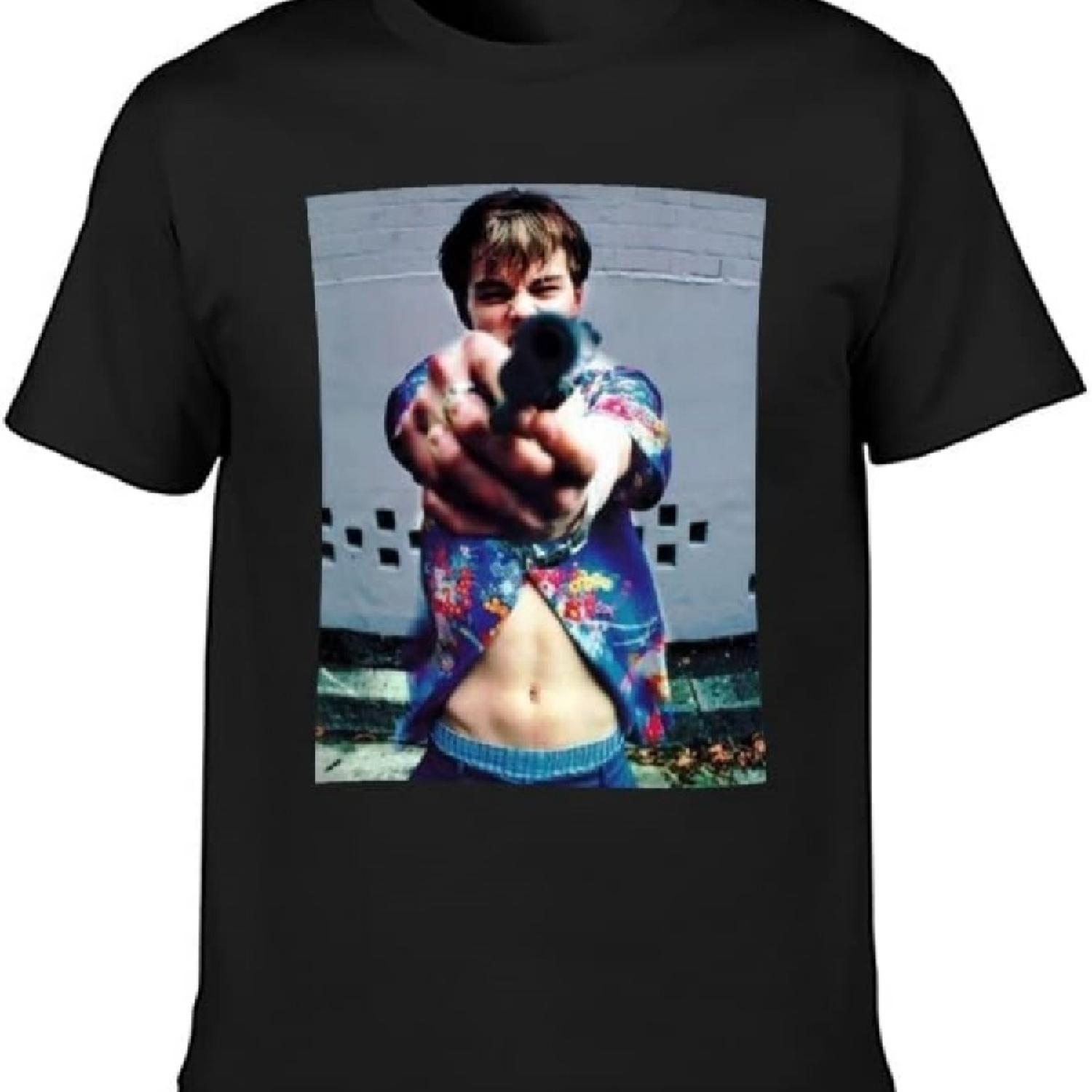 

1990S Leonardo Dicaprio Romeo and Juliet Creativity Mens T-Shirt Black XXXXXL
