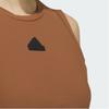 Adidas Sportswear Dress Solid Logo Long Letter Slim Fit Round Neck Cool Long Sports Casual Sleeveless Dress Women Dresses Brown IW9807