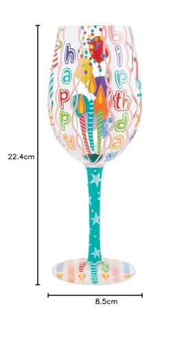 Lolita Wine Glass HAPPY BIRTHDAY BLAST 6014181